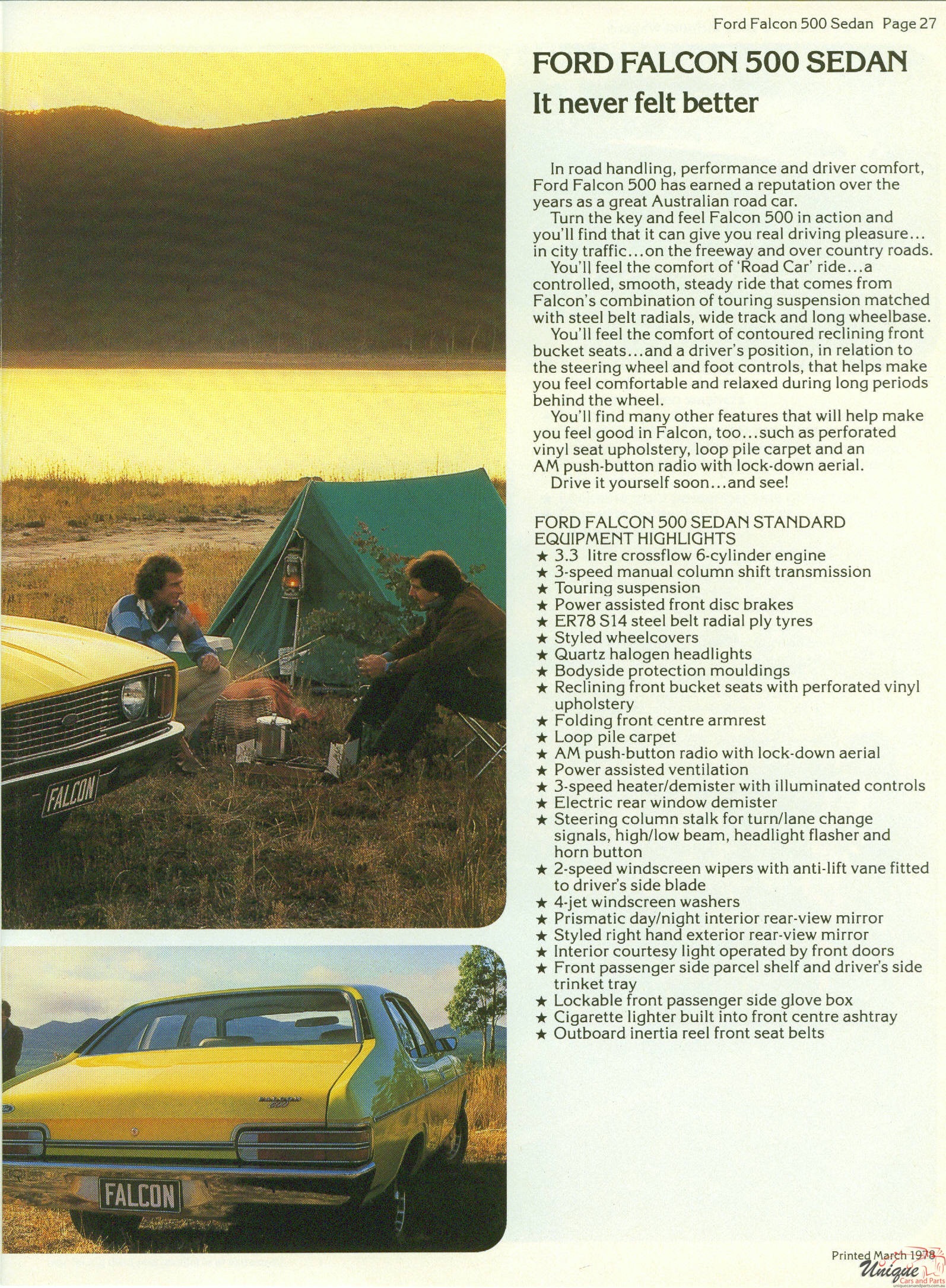 1978 Ford Australia Model Range Brochure Page 62